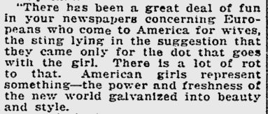 Pittsburgh Press, 15 August 1915.  