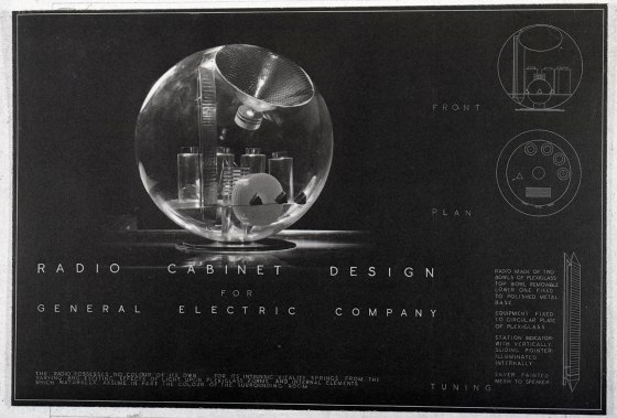 Entry for "Design of Radio Cabinets" competition. 