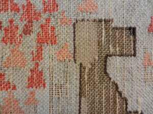 May Queen tapestry sample