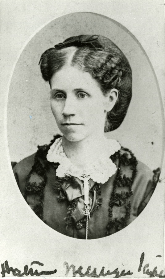 Harriet Messinger Scripps, circa 1872. Cranbrook Archives. 