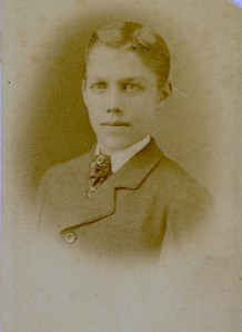 George Gough Booth, ca 1876.  W. E. Lindop, photographer.  Cranbrook Archives