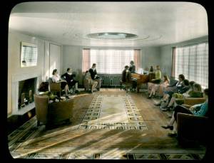 Kingswood School Rose Lounge. Cranbrook Archives