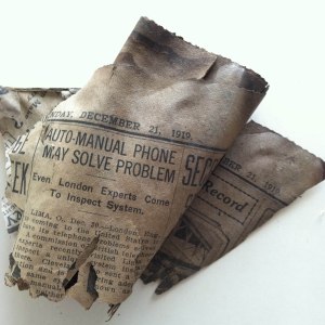 Detroit News, 1919. Photo Craig Hoernschemeyer.