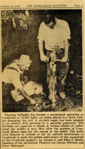 Birmingham Eccentric newsclipping, 1953