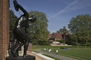 A view of the Cranbrook School Athletic field. Photographer Taro Yamasaki, Cranbrook Archives.