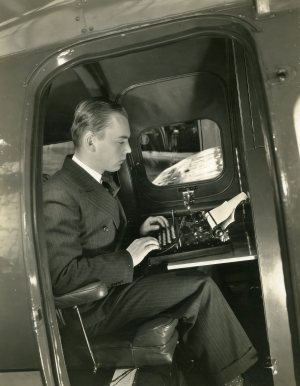 Stoddard White, Detroit News Employee, Oct 1935. Courtesy Cranbrook Archives, Lee A White Papers.