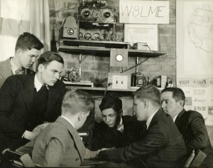 Cranbrook School Radio Club, 1935. Photographer, Richard G. Askew. 