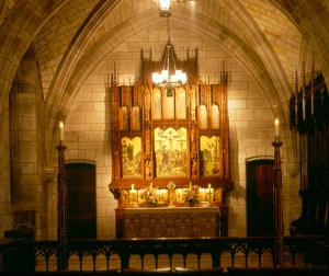 St. Paul Chapel reredos. Courtesy Cranbrook Archives.