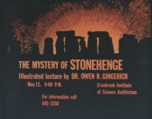 Cranbrook Institute of Science poster, n.d. Courtesy Cranbrook Archives.