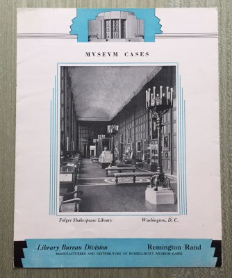 Russell-Built Museum Cases literature, ca 1939. 