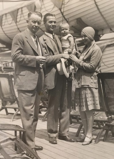 Eliel Bob Bobby Pipsan on the Gripsholm 1929