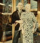 Melvyn and Sara Smith in Kimono at Smith House&nbsp;1968