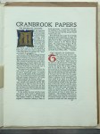 Cranbrook Papers No.4