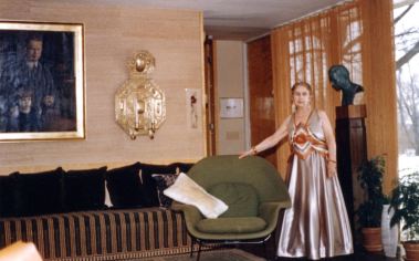 Loja Saarinen in Vaughn Road home c 1962 Courtesy Cranbrook Archives