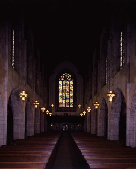 View of the Great West Window, Christ Church Cranbrook.