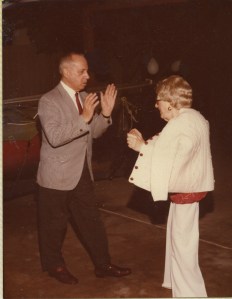 Melvyn and Sara Smith on the dance floor
