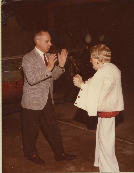 Melvyn and Sara Smith on the dance floor
