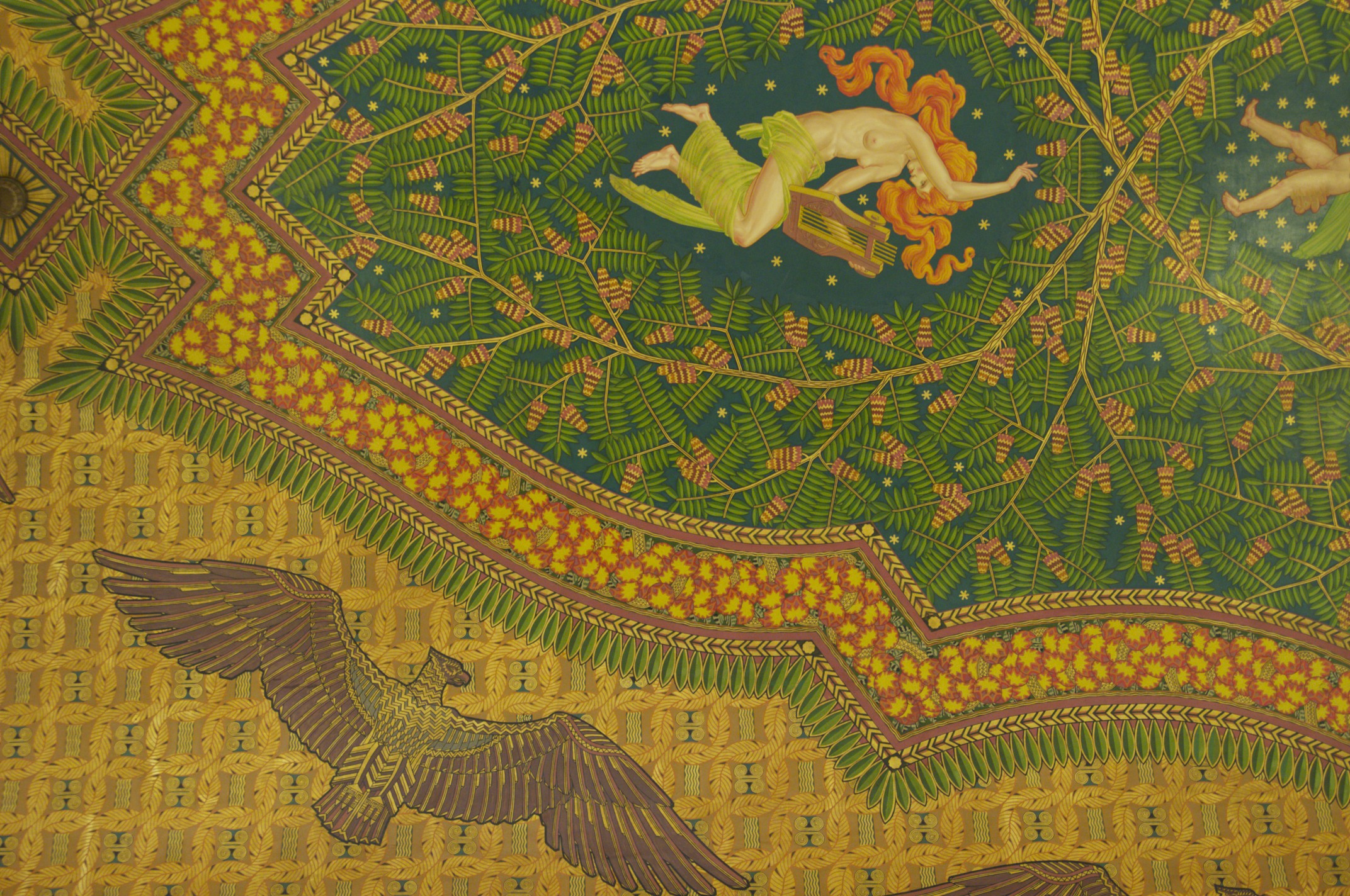 Fisher Building Ceiling by Geza Maroti Jack P. Johnson Copyright 2010