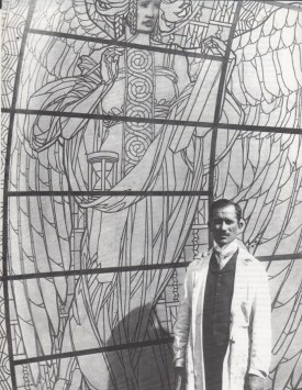 Geza Maroti with glass ceiling of the mexican national theater 1909 Hungarian National Gallery archives