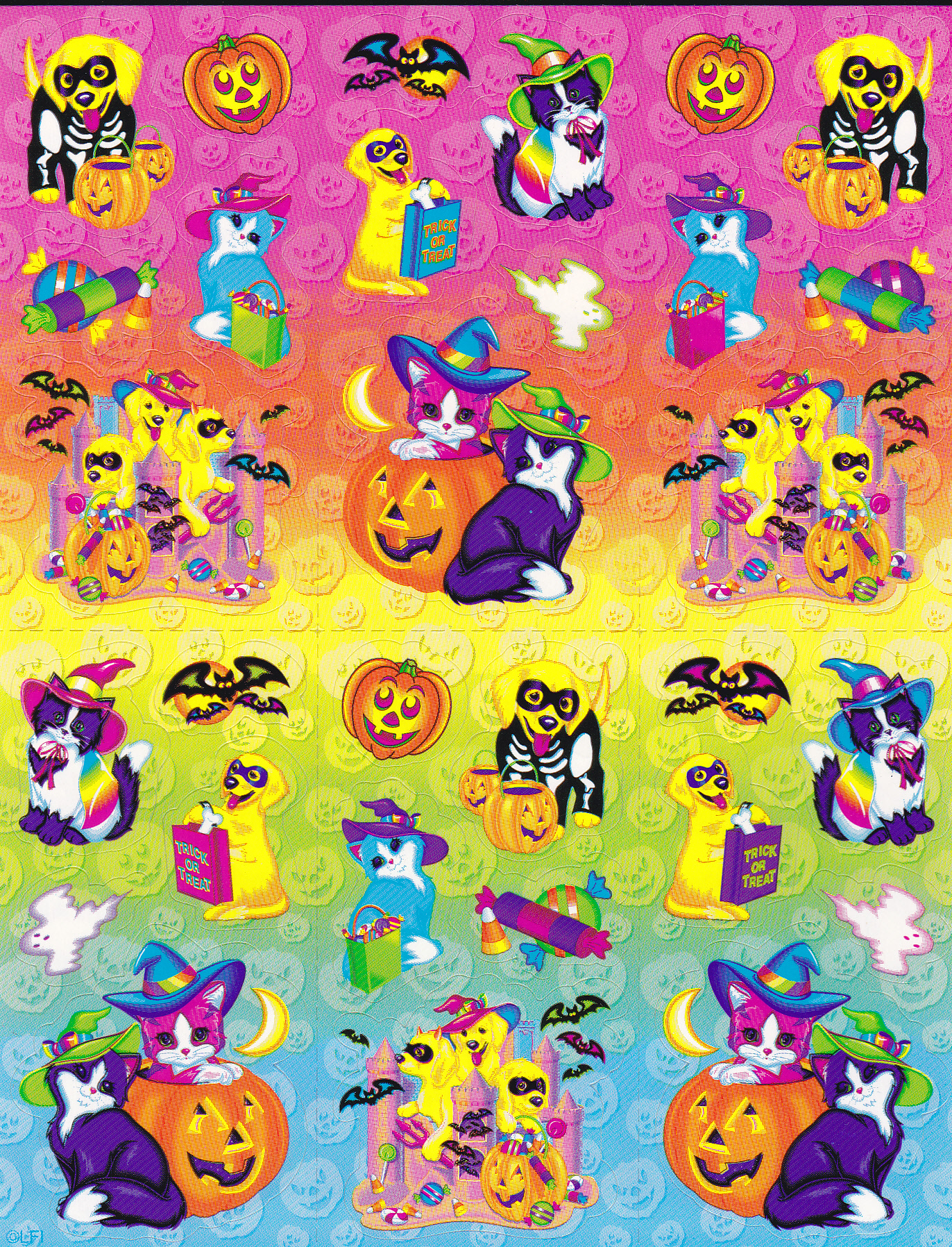 Lisa Frank Halloween Stickers Nicole Flickr
